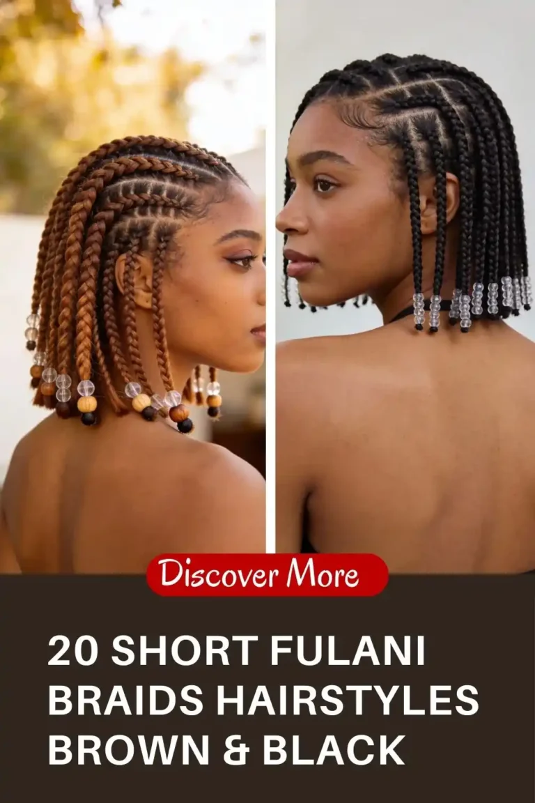 20 Fulani Braids Hairstyles: Brown & Black Styles