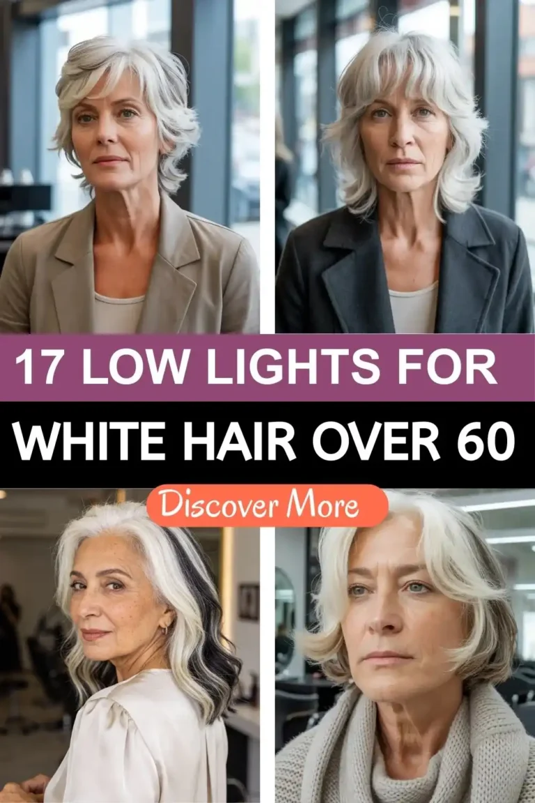 17 Low Lights for White Hair Over 60