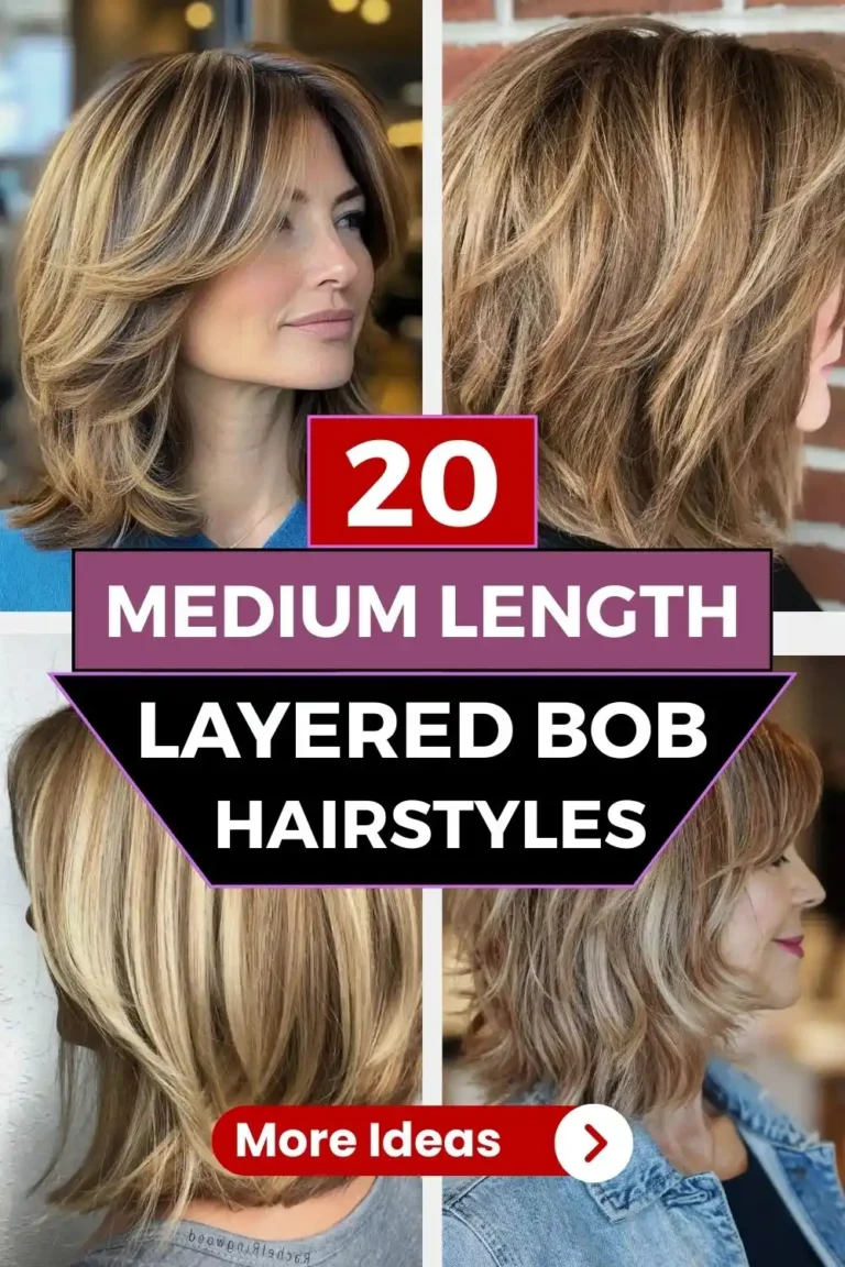 20 Medium Length Layered Bob Hairstyles