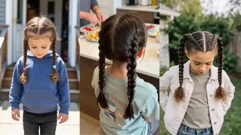 15 Two side Braids Hairstyle for Schools